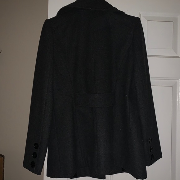 Black Pea Coat - Picture 7 of 7